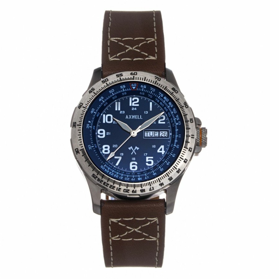 Heren Axwell | Axwell Blazer Axwaw106-3 Heren Horloge 43Mm 10 Atm