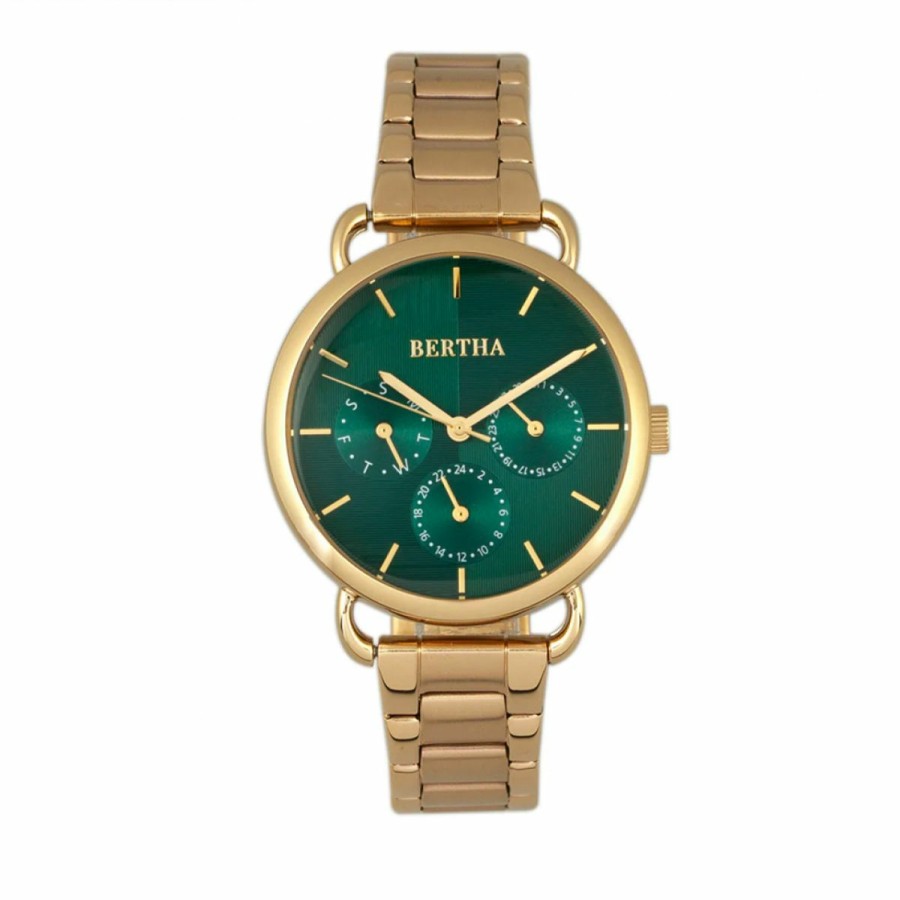 Dames BERTHA | Bertha Gwen Bthbr8302 Dames Horloge 36Mm 3 Atm