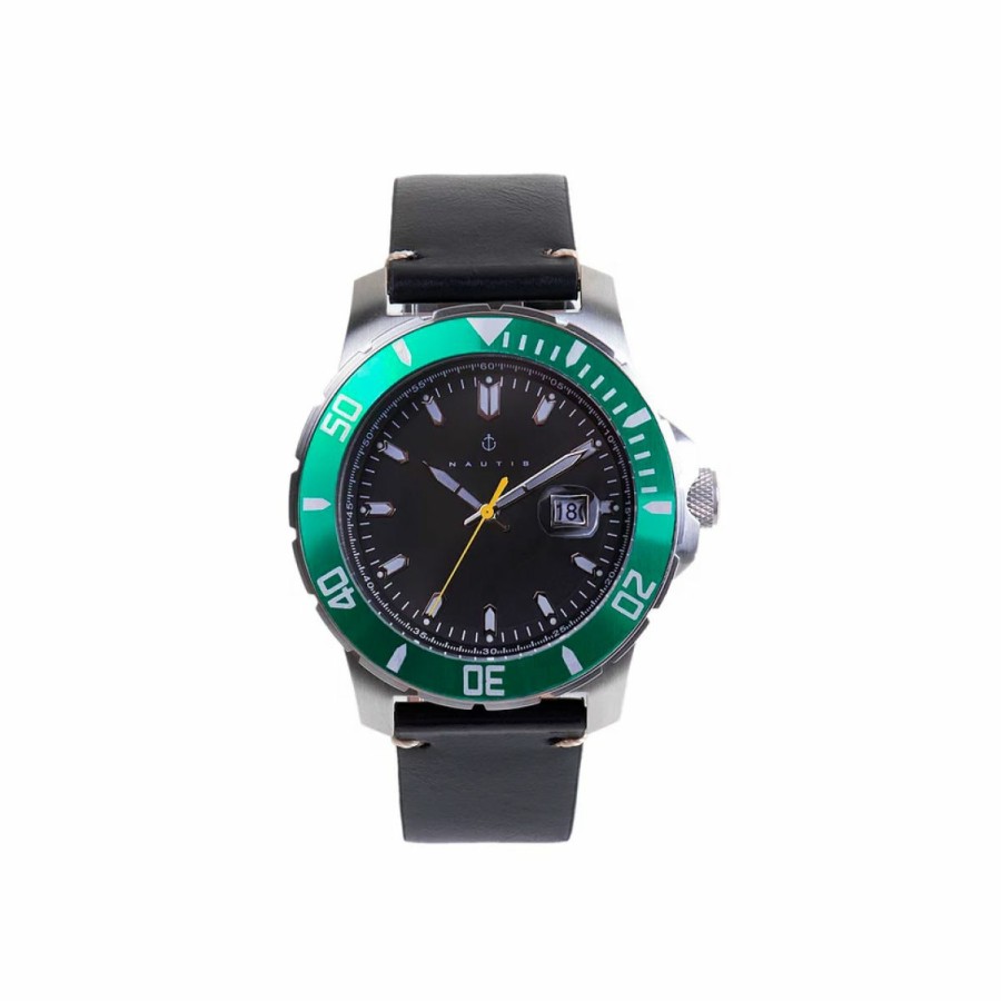 Heren NAUTIS | Nautis Diver Pro 200 Gl1909-G Heren Horloge 45Mm 20 Atm