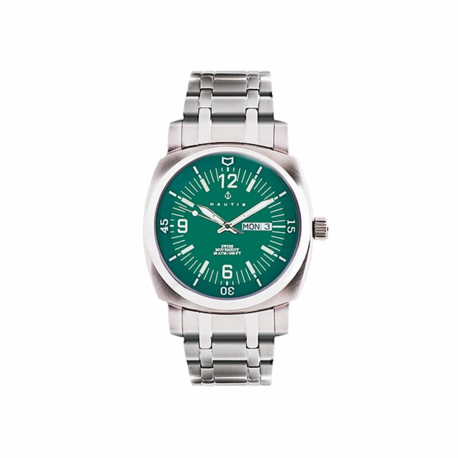 Heren NAUTIS | Nautis Stealth Gl2087-A Heren Horloge 45Mm 20 Atm