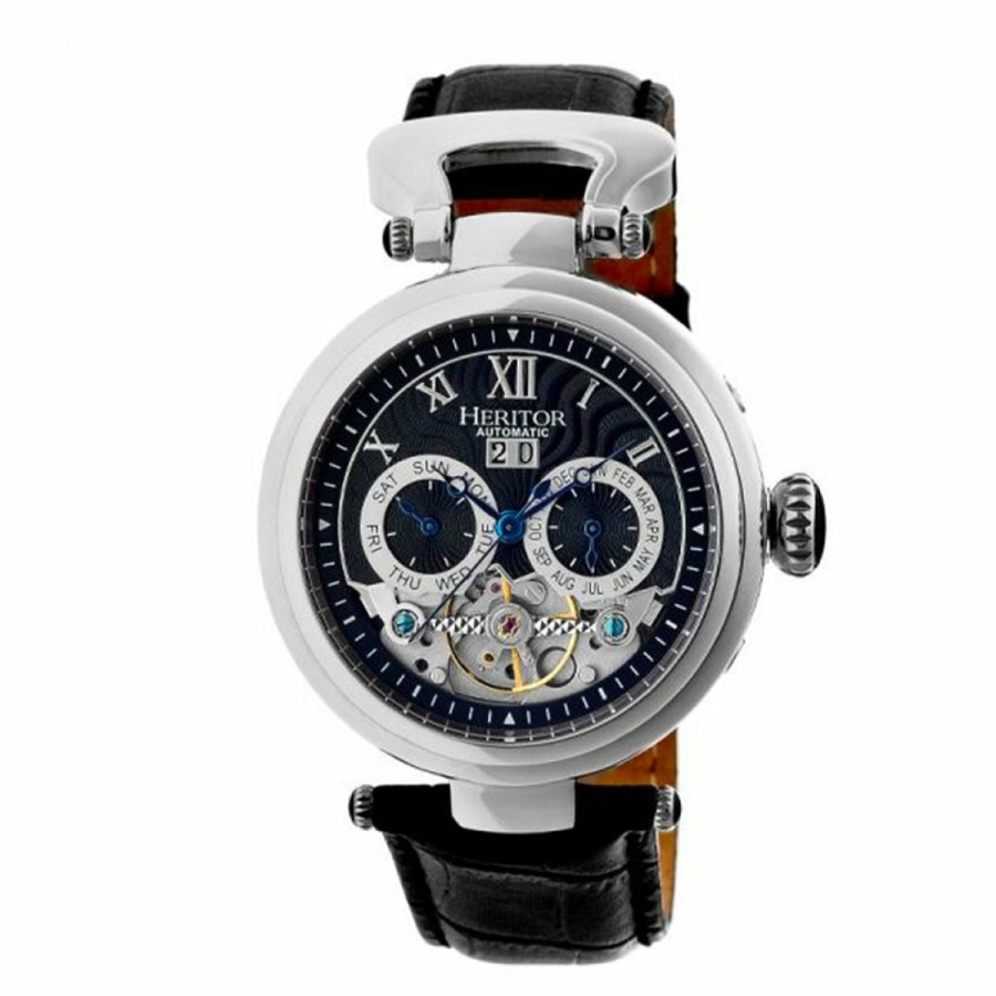 Heren Heritor | Bestel Vandaag De Heritor Ganzi Skeleton Automatics Op Watch2Day! Geleverd In De Originele Box Inclusief Twee Jaar Garantie.