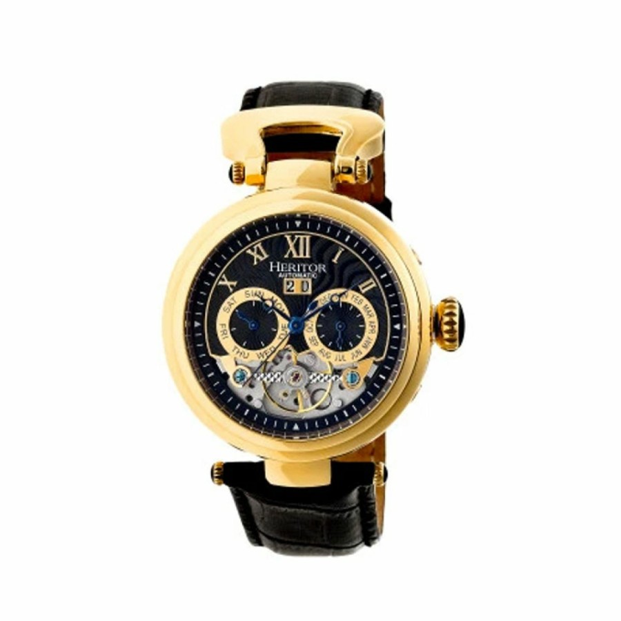 Heren Heritor | Bestel Vandaag De Heritor Ganzi Skeleton Automatics Op Watch2Day! Geleverd In De Originele Box Inclusief Twee Jaar Garantie.