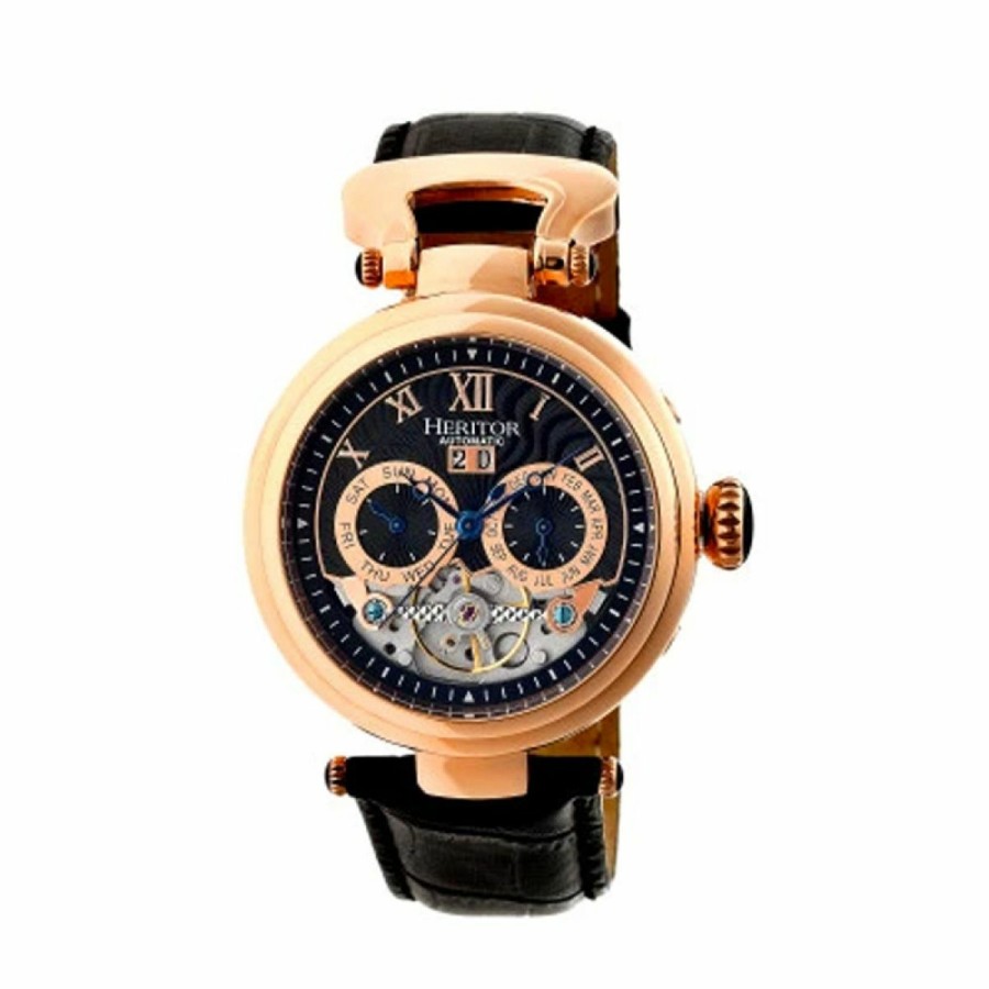 Heren Heritor | Bestel Vandaag De Heritor Ganzi Skeleton Automatics Op Watch2Day! Geleverd In De Originele Box Inclusief Twee Jaar Garantie.